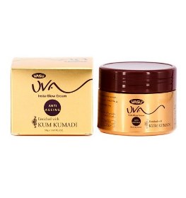 Антивозрастной аюрведический крем для лица с маслом кумкумади, UVA Insta Glow Cream ANTI AGEING ( VASU )